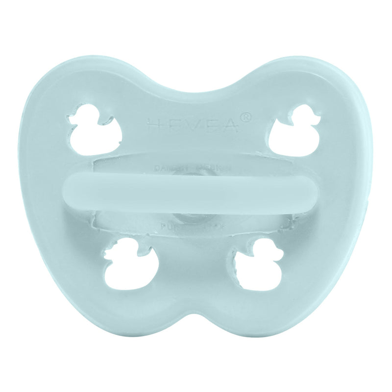 Hevea Soother Pacifier - Orthodontic - 0-3M - Baby Blue-Mountain Baby