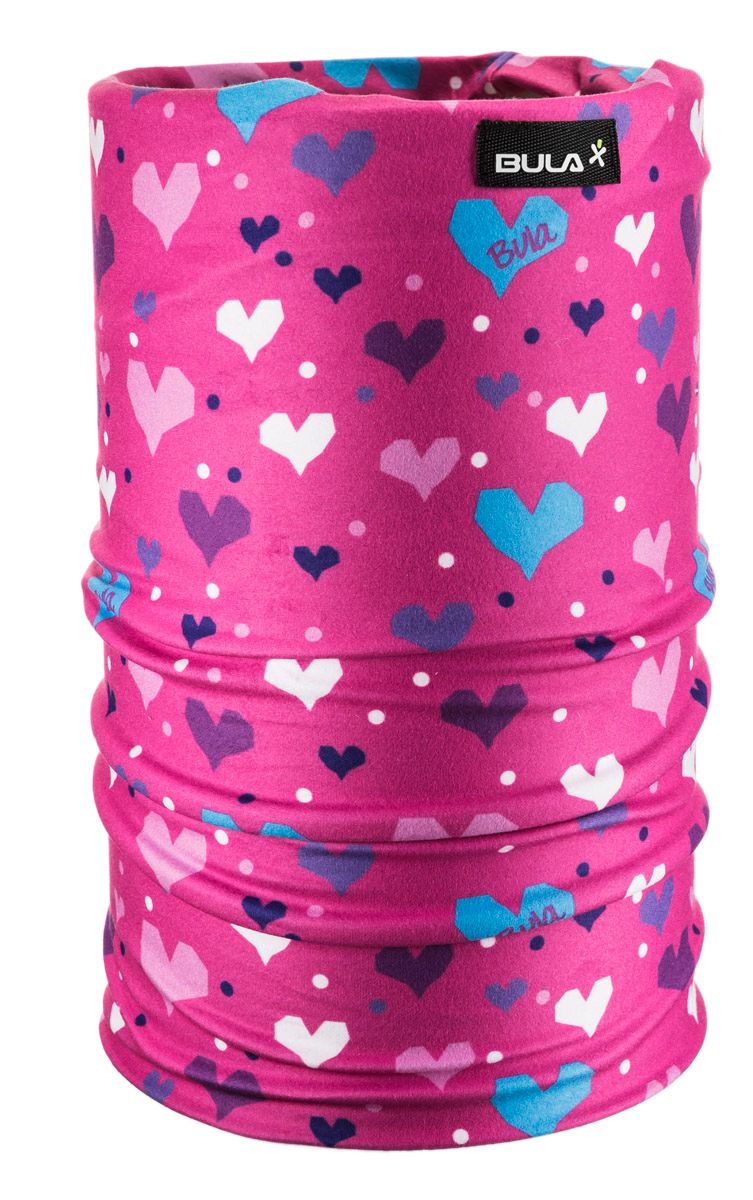 Bula Neck Gaiter - Double Thick - Heart Pink-Mountain Baby
