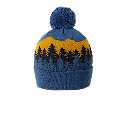 Ambler Kids Toque - Treescape Jr. - Vintage Indigo-Mountain Baby