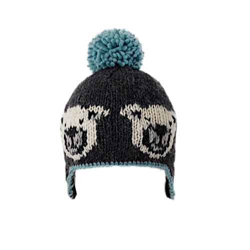 Ambler Kids Toque - Creatures - Heather Charcoal-Mountain Baby