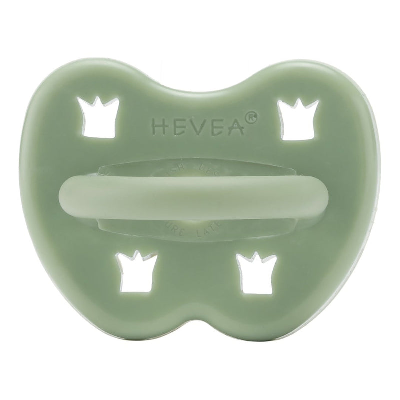 Hevea Soother Pacifier - Orthodontic - 3-36M - Moss Green-Mountain Baby