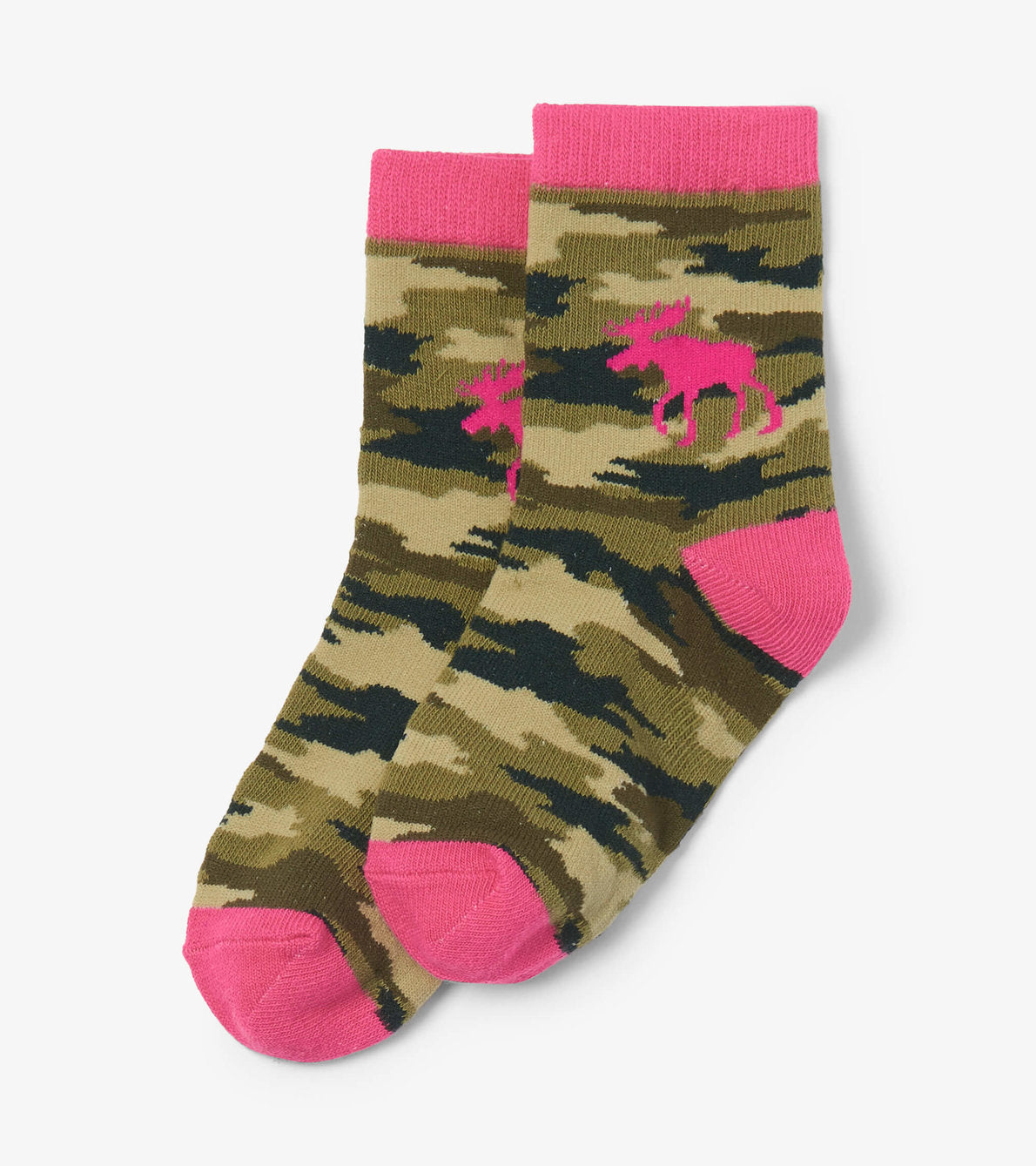 Little Blue House Kids Crew Sock - Camooseflage Pink – Mountain Baby