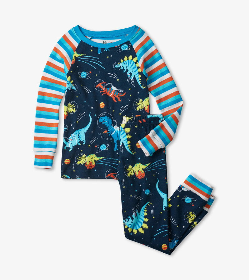 Hatley Organic Cotton Pajama Set - Space Dinos-Mountain Baby