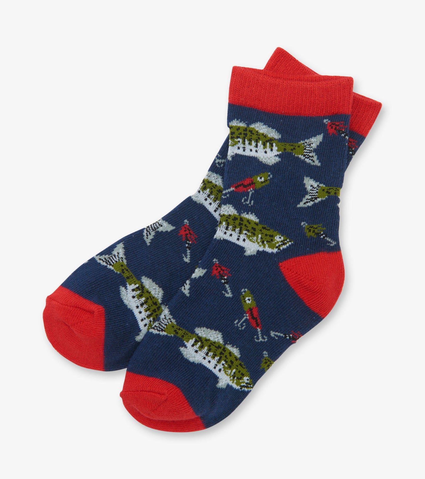 Little Blue House Kids Crew Sock - Gone Fishin'-Mountain Baby