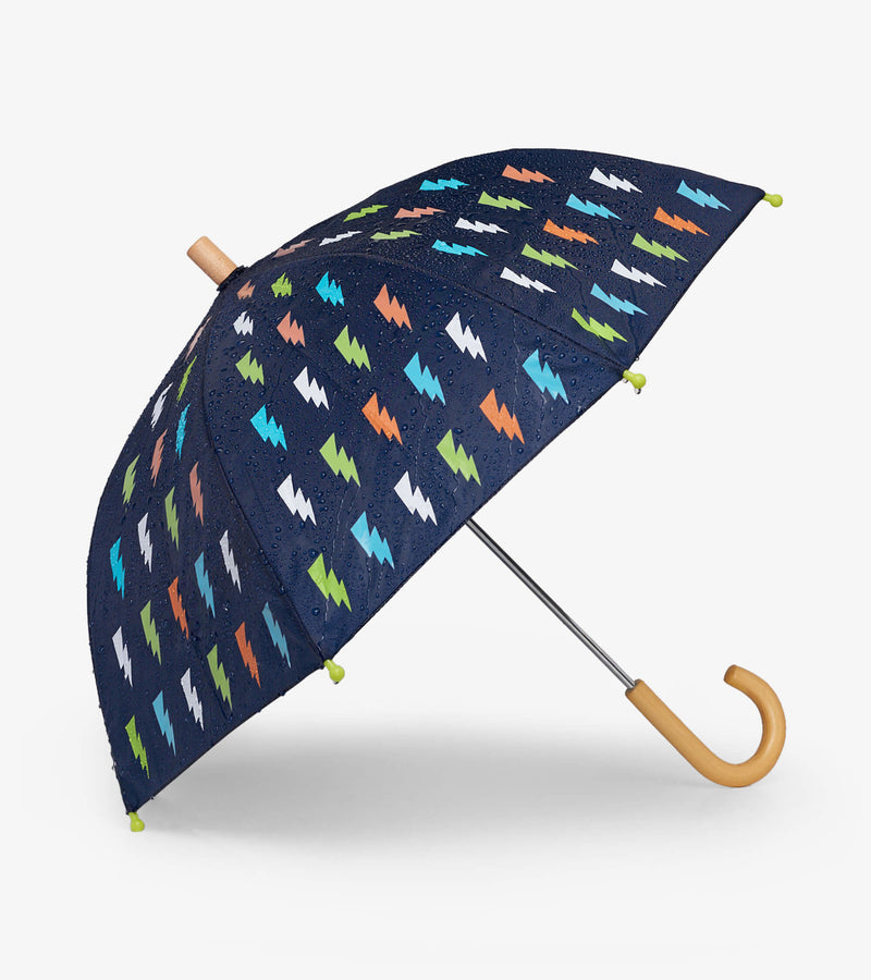 Hatley Umbrella - Colour Changing - Thunderbolts-Mountain Baby