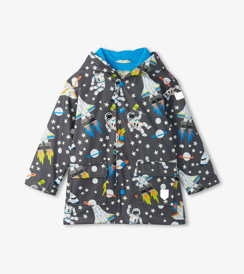 Hatley Splash Raincoat - Colour Changing - Outer Space-Mountain Baby