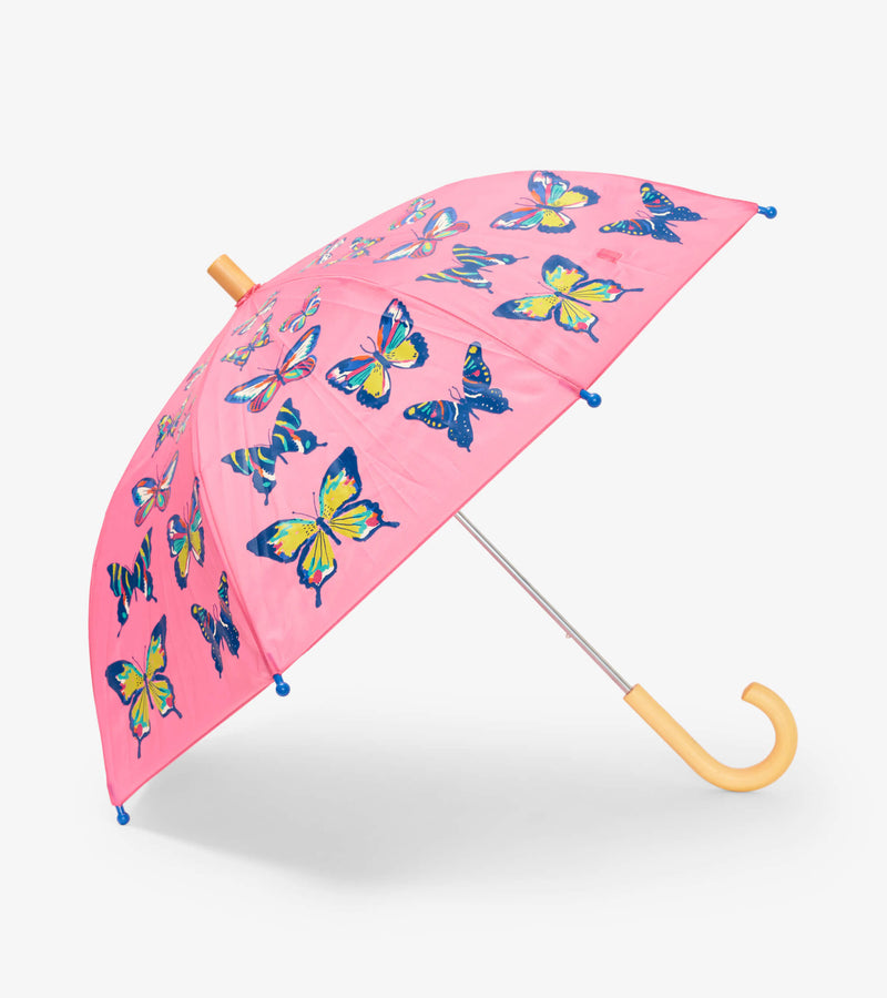 Hatley Umbrella - Colour Changing - Vibrant Butterflies-Mountain Baby