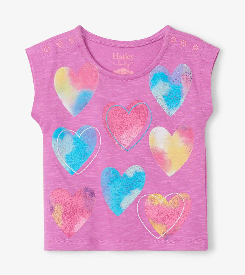 Hatley Baby T-Shirt - Sweet Hearts-Mountain Baby