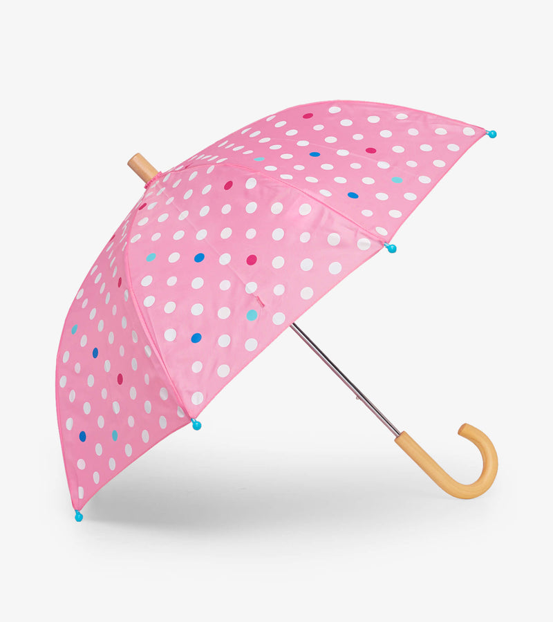 Hatley Umbrella - Colour Changing - Polka Dots-Mountain Baby
