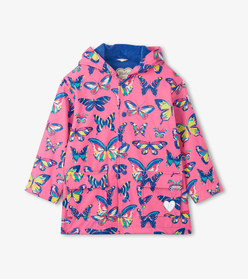 Hatley Splash Raincoat - Vibrant Butterflies-Mountain Baby