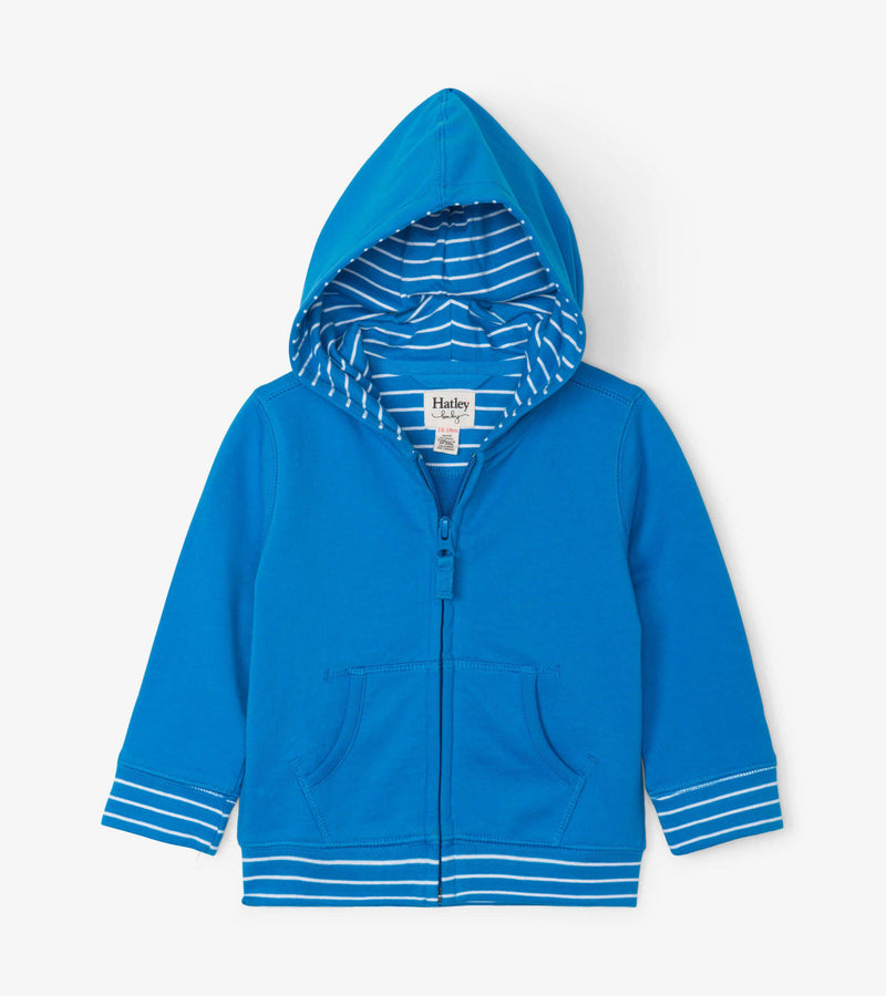 Hatley Baby Hooded Sweatshirt - Tropical Blue-Mountain Baby