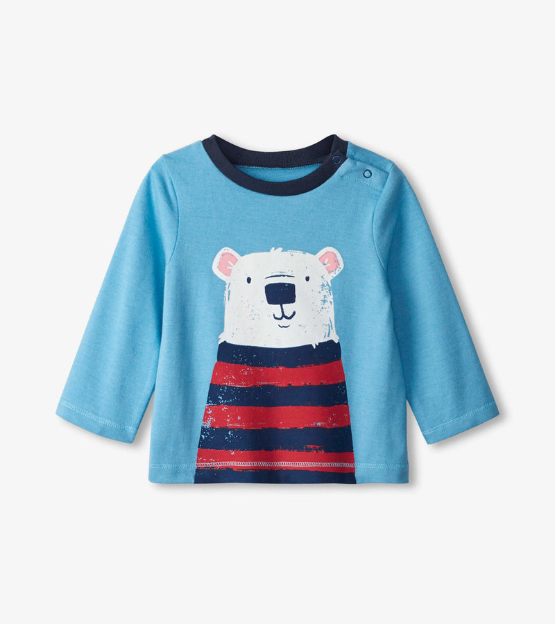Hatley Baby L/S T-Shirt - Polar Bear-Mountain Baby