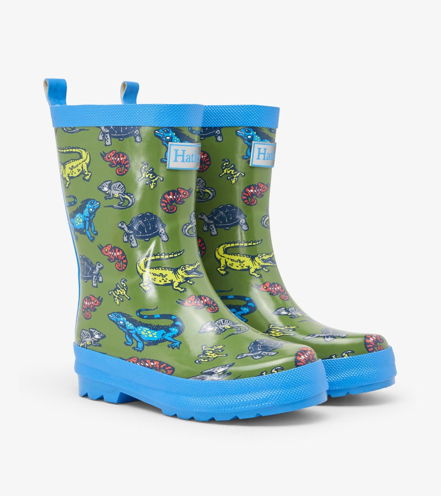 Hatley Rain Boots - Shiny Aquatic Reptiles-Mountain Baby