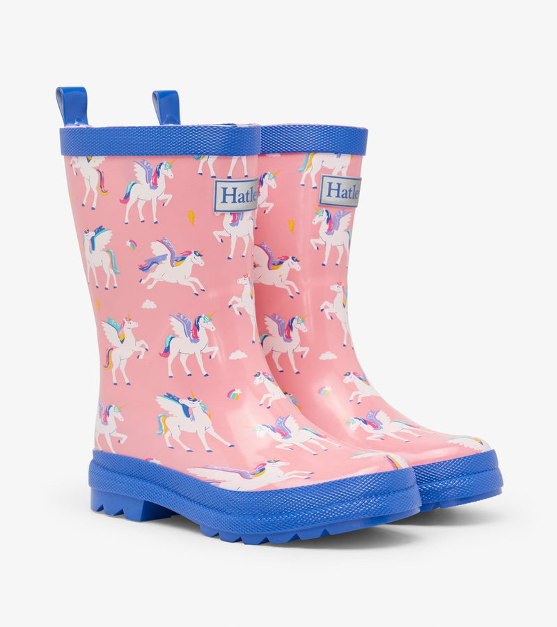 Hatley Rain Boots - Shiny Magical Pegasus-Mountain Baby