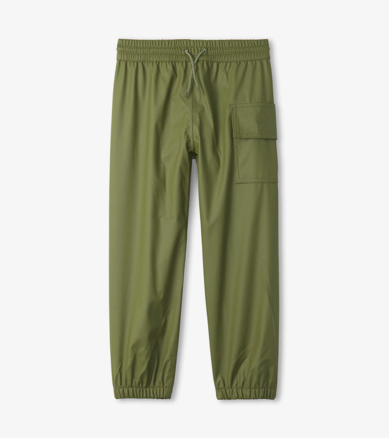 Hatley Splash Pant - Forest Green-Mountain Baby