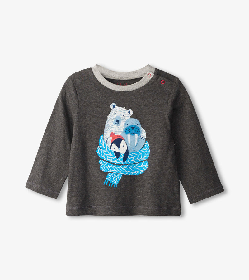 Hatley Baby L/S T-Shirt - Arctic Friends-Mountain Baby