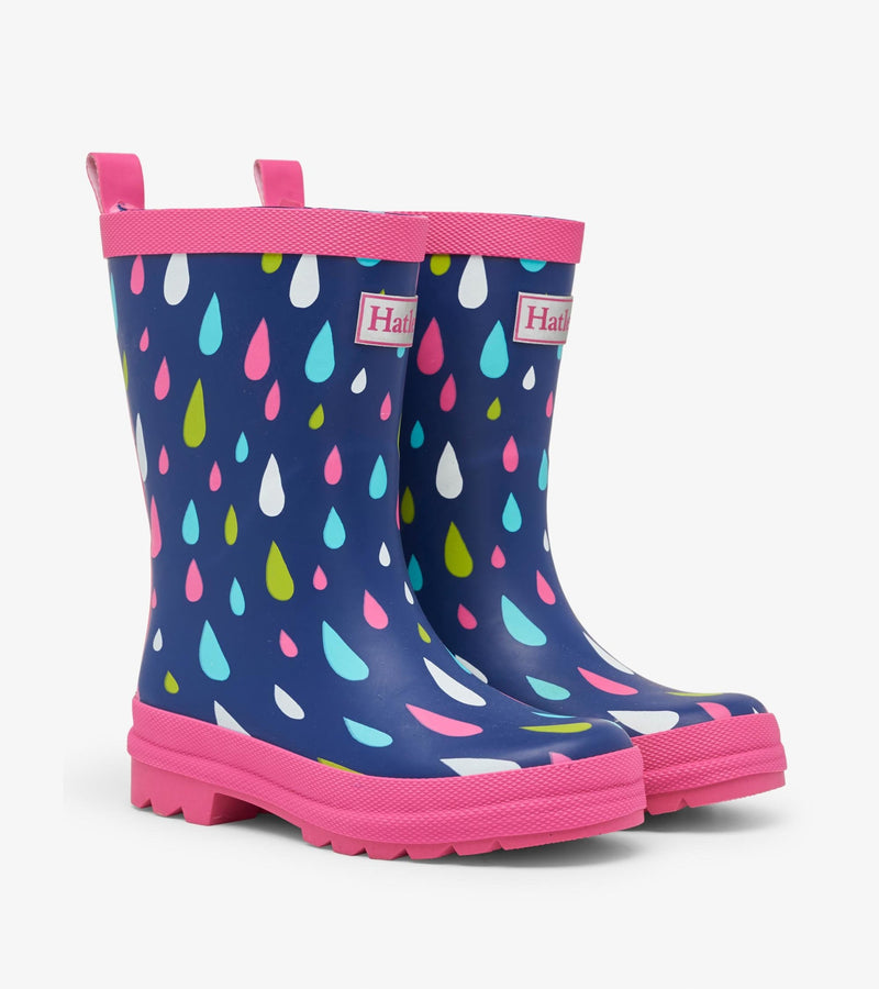Hatley Rain Boots - Matte Rain Drops-Mountain Baby