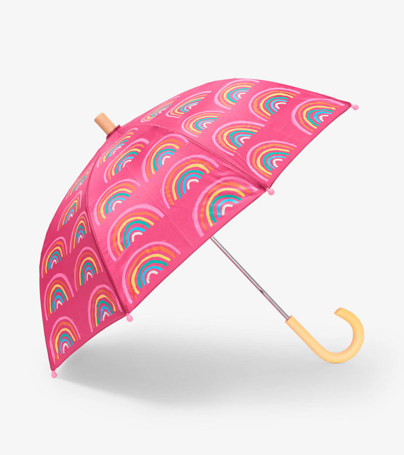 Hatley Umbrella - Rainy Rainbows-Mountain Baby