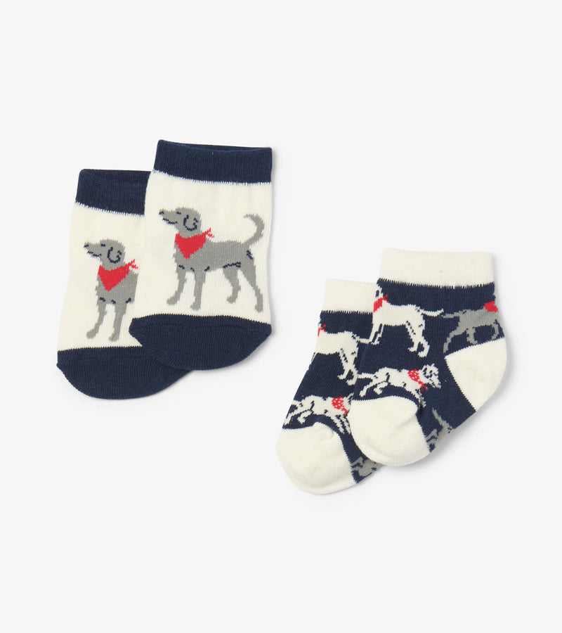 Little Blue House Baby Sock 2 Pack - Navy Bandana Labs-Mountain Baby