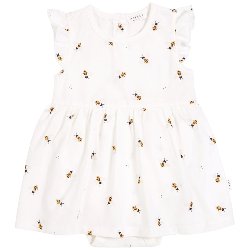 Petit Lem Bodysuit Dress - Bees-Mountain Baby