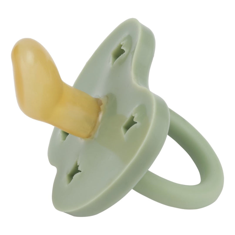 Hevea Soother Pacifier - Orthodontic - 3-36M - Moss Green-Mountain Baby