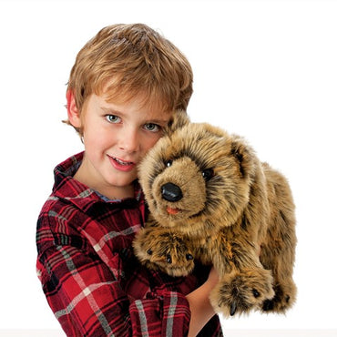 Folkmanis Puppets - Grizzly Bear-Mountain Baby