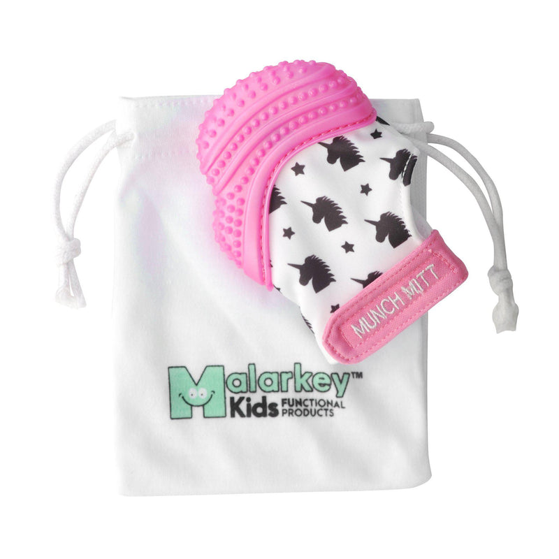 Malarkey Kids Munch Mitt - Pink Unicorn-Mountain Baby