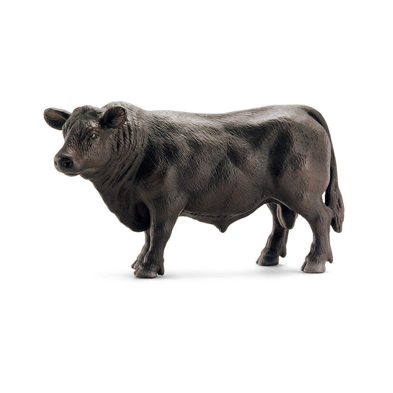 Schleich Animal Figurine - Black Angus Bull - Shiny-Mountain Baby