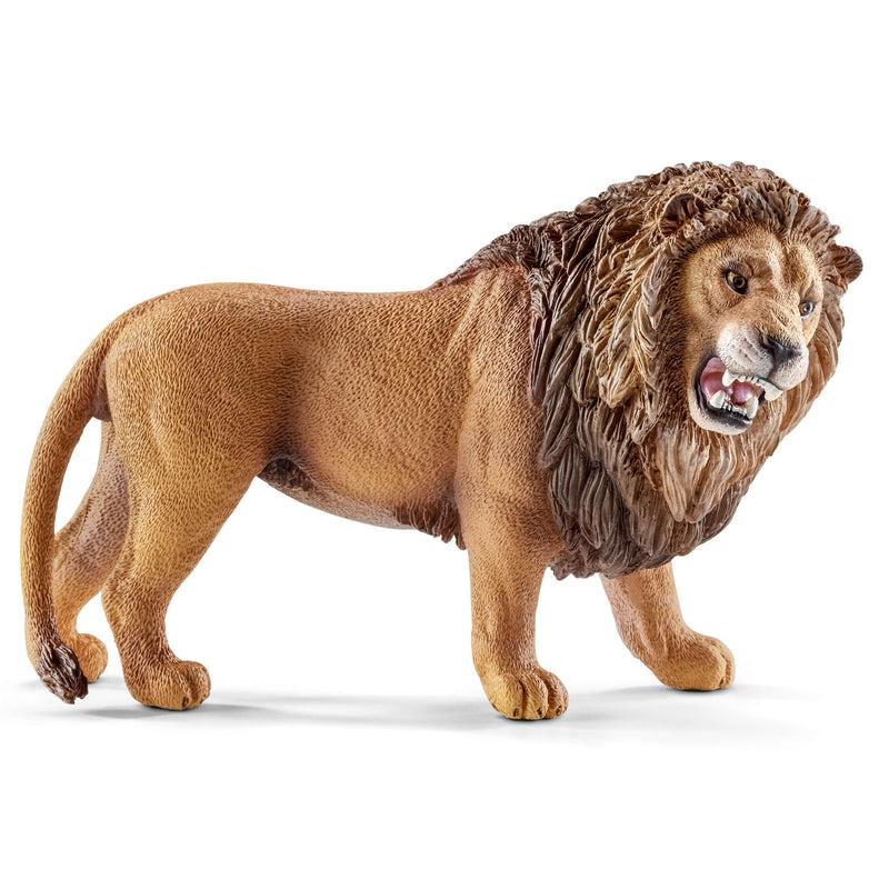 Schleich Animal Figurine - Lion Roaring-Mountain Baby
