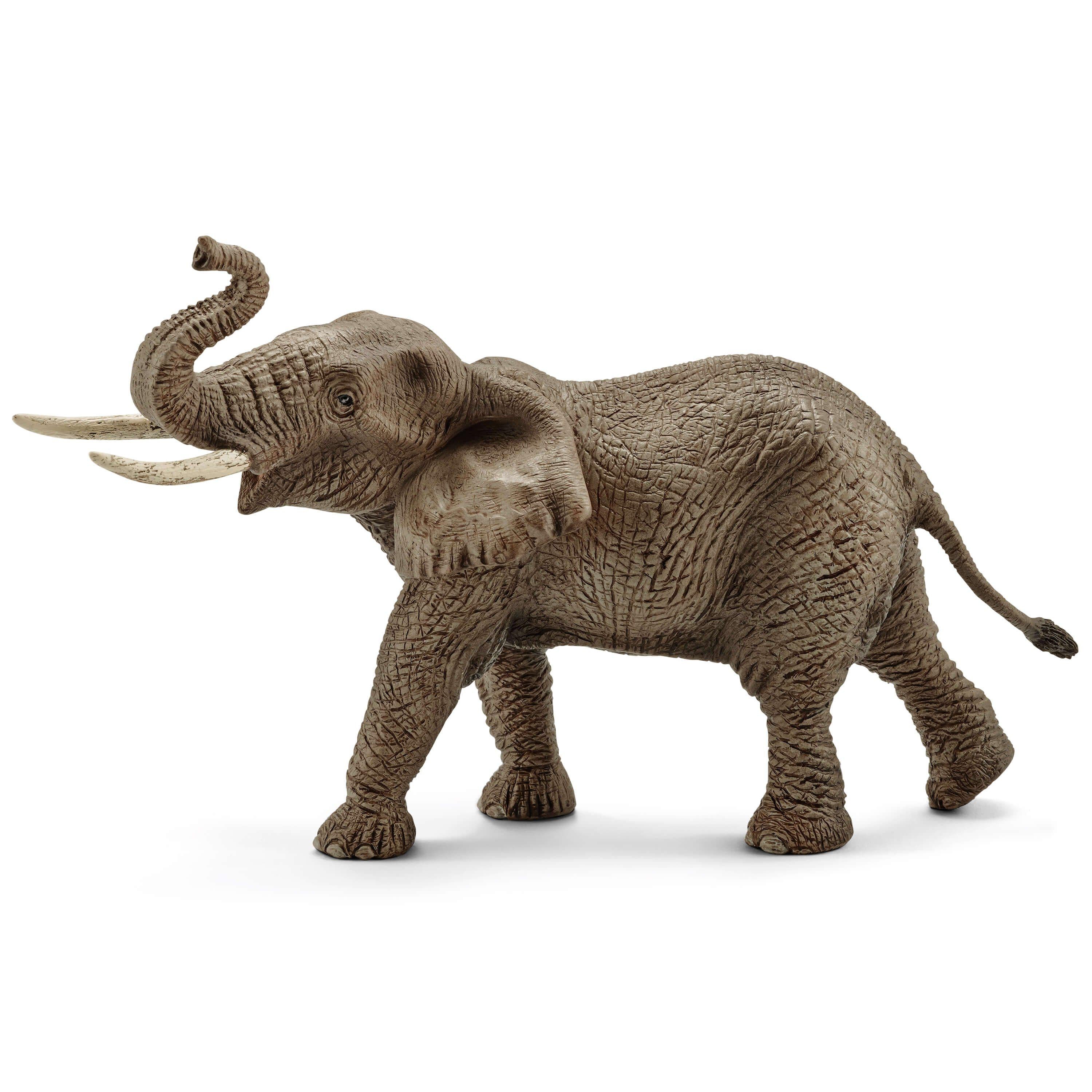 Schleich Animal Figurine - African Elephant Male-Mountain Baby