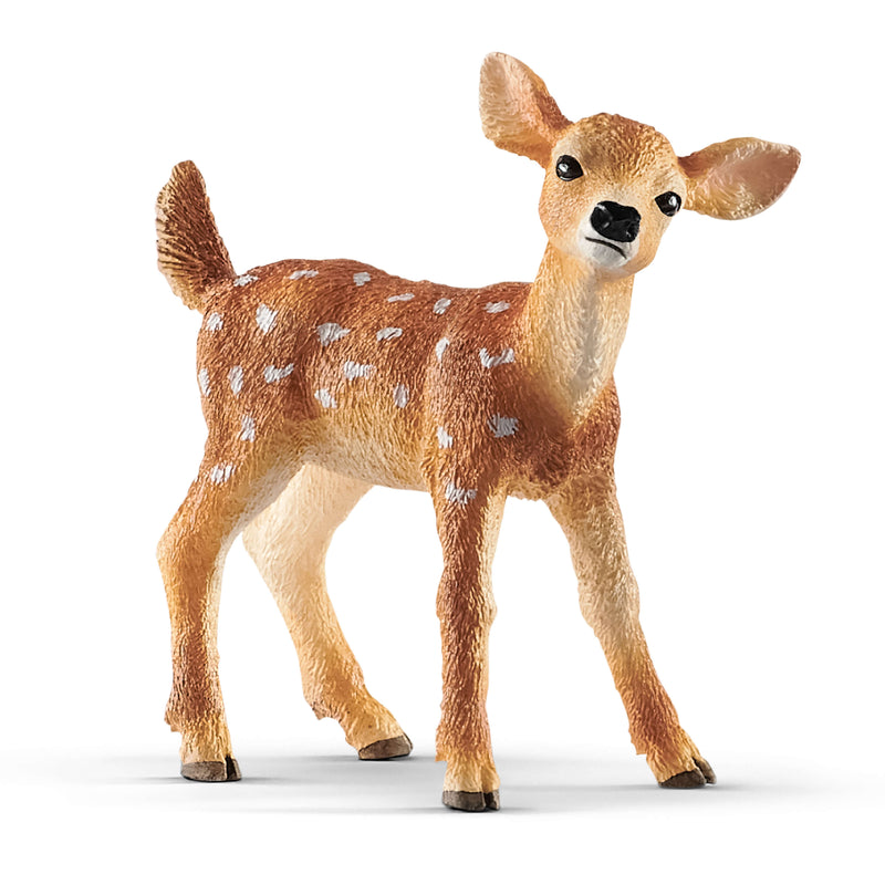 Schleich Animal Figurine - White-Tailed Fawn-Mountain Baby