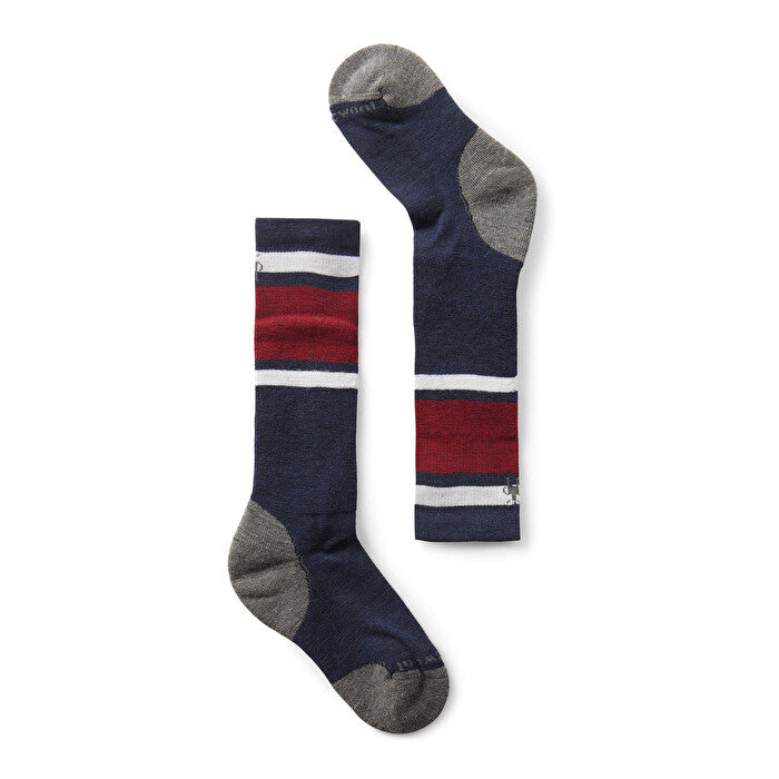 SmartWool Wintersport Sock - Stripe - Navy-Mountain Baby