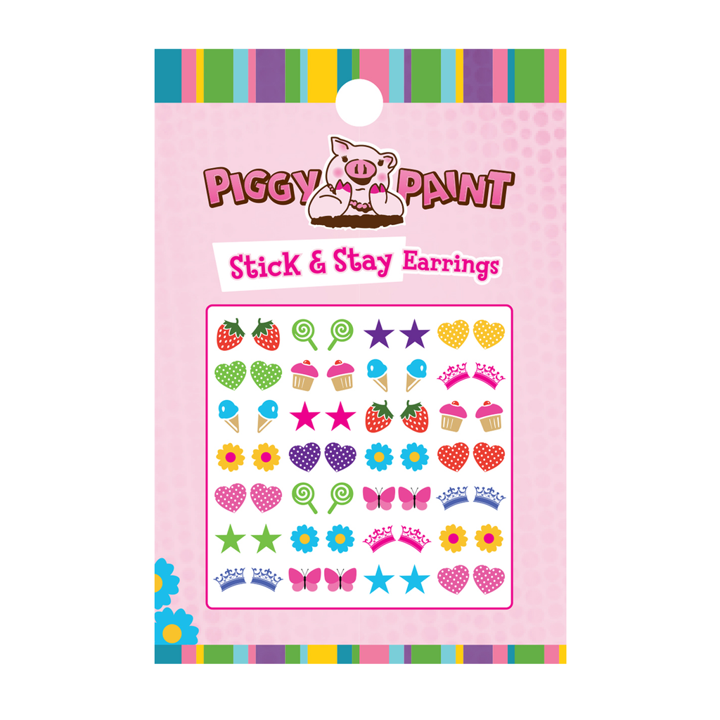 Piggy Paint - Stick & Stay Earrings-Mountain Baby