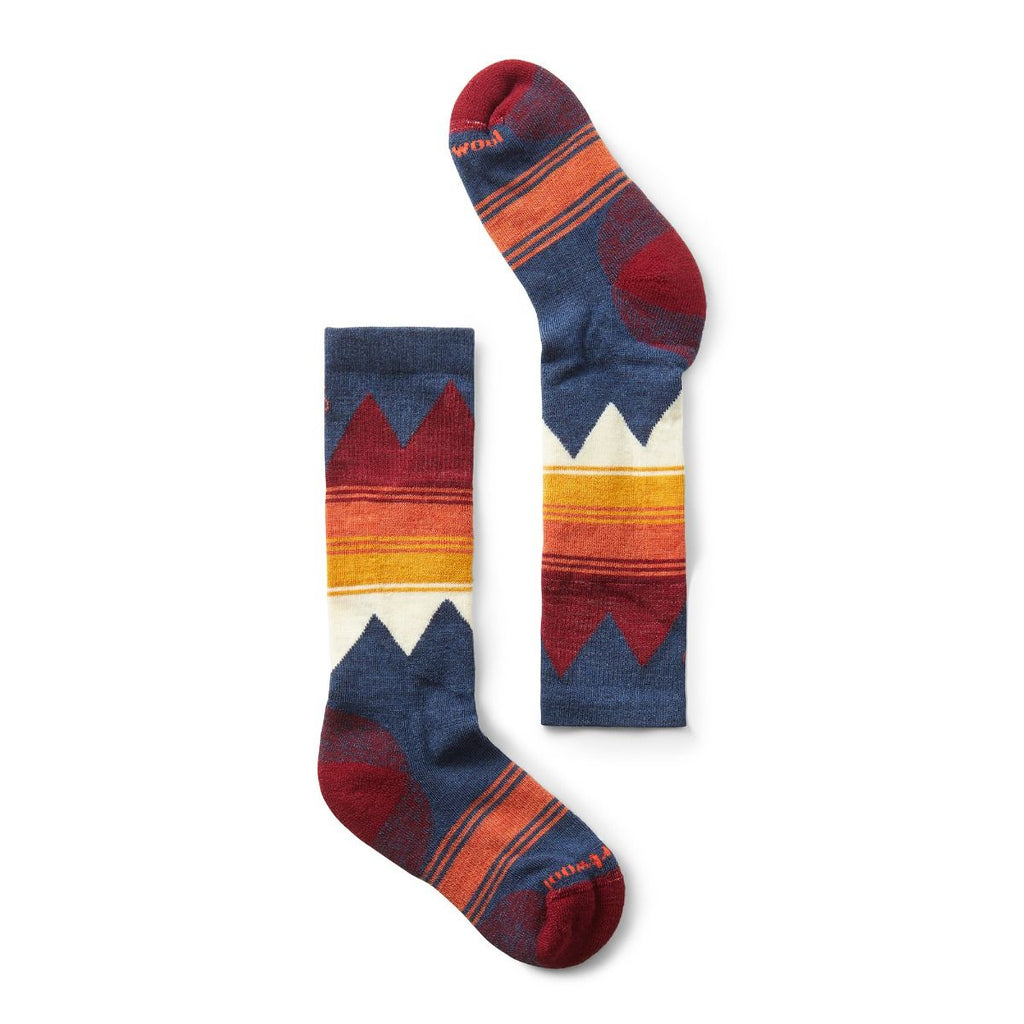 SmartWool Winter Socks - Lightweight - Orange/Grey-Mountain Baby