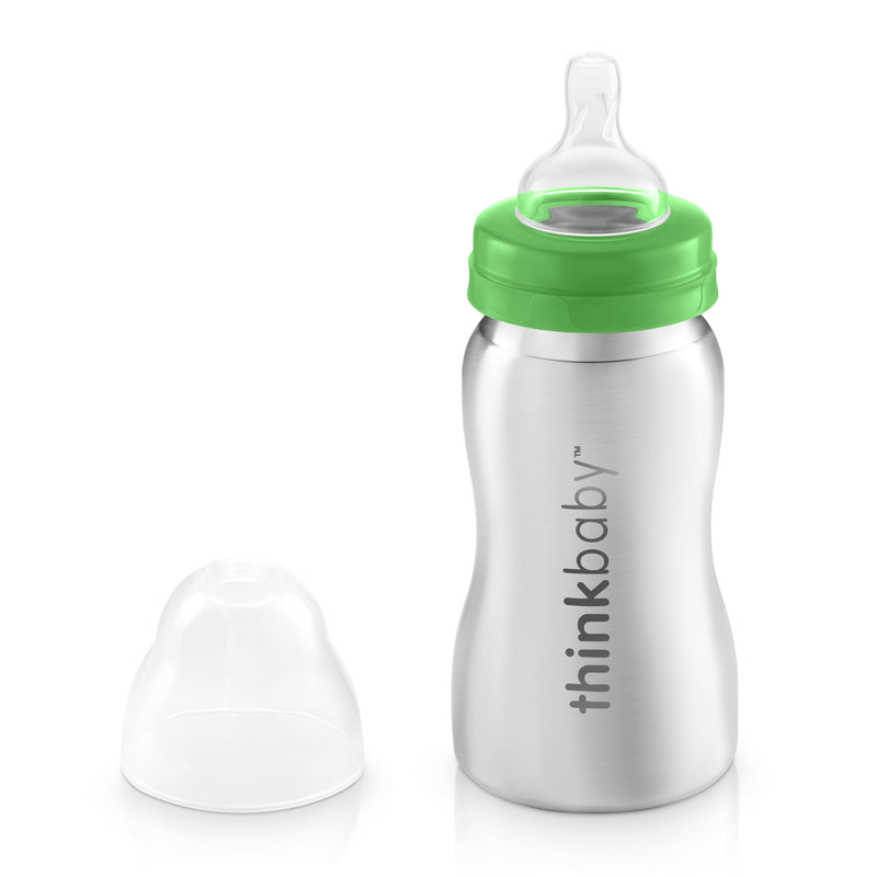 ThinkBaby Bottle of Steel - Green-Mountain Baby