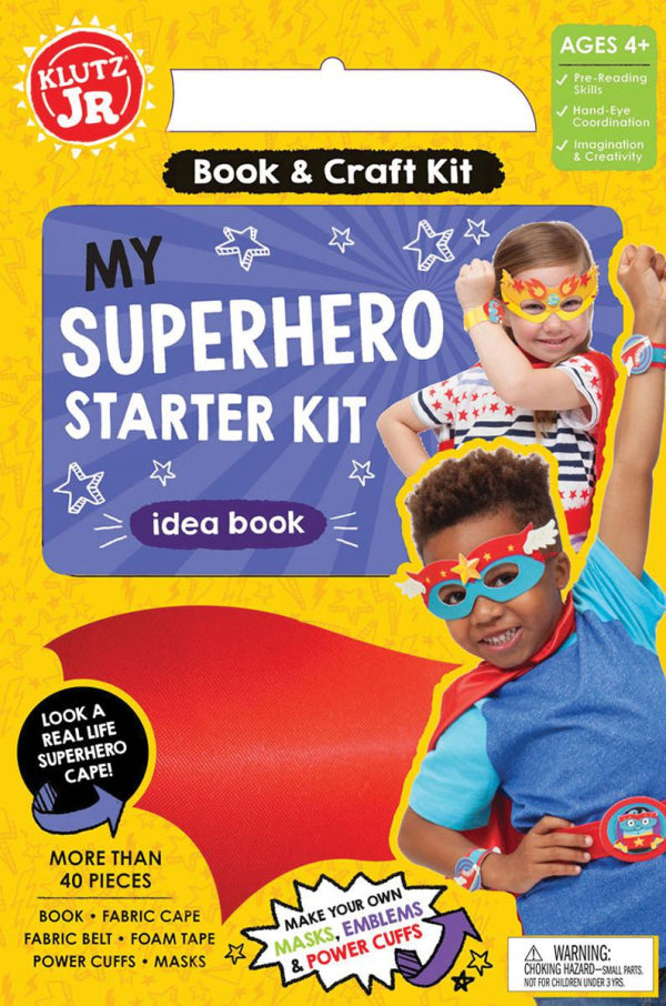 Klutz Jr. Book & Craft Kit - My Superhero Starter Kit-Mountain Baby