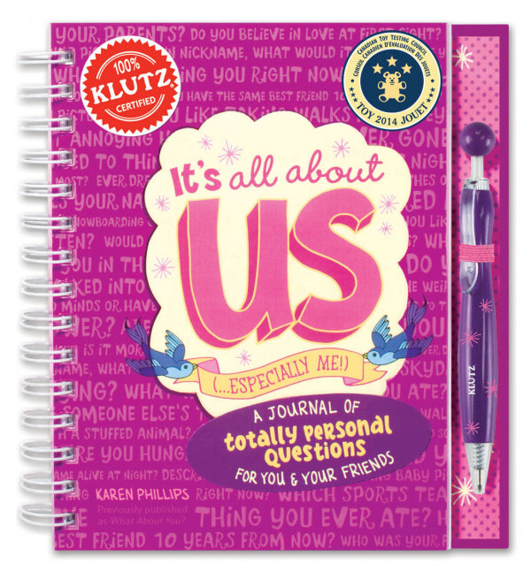 Klutz It's All About Us (...Especially Me!): A Journal of Totally Personal Questions For You & Your Friends-Mountain Baby