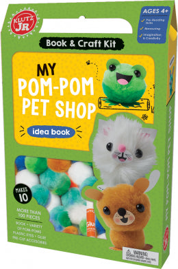 Klutz Jr. Book & Craft Kit - My Pom-Pom Pet Shop-Mountain Baby