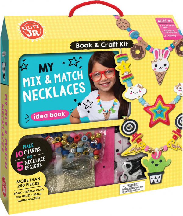 Klutz Jr. Book & Craft Kit - My Mix & Match Necklaces-Mountain Baby