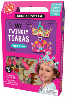 Klutz Jr. Book & Craft Kit - My Twinkly Tiaras Kit-Mountain Baby
