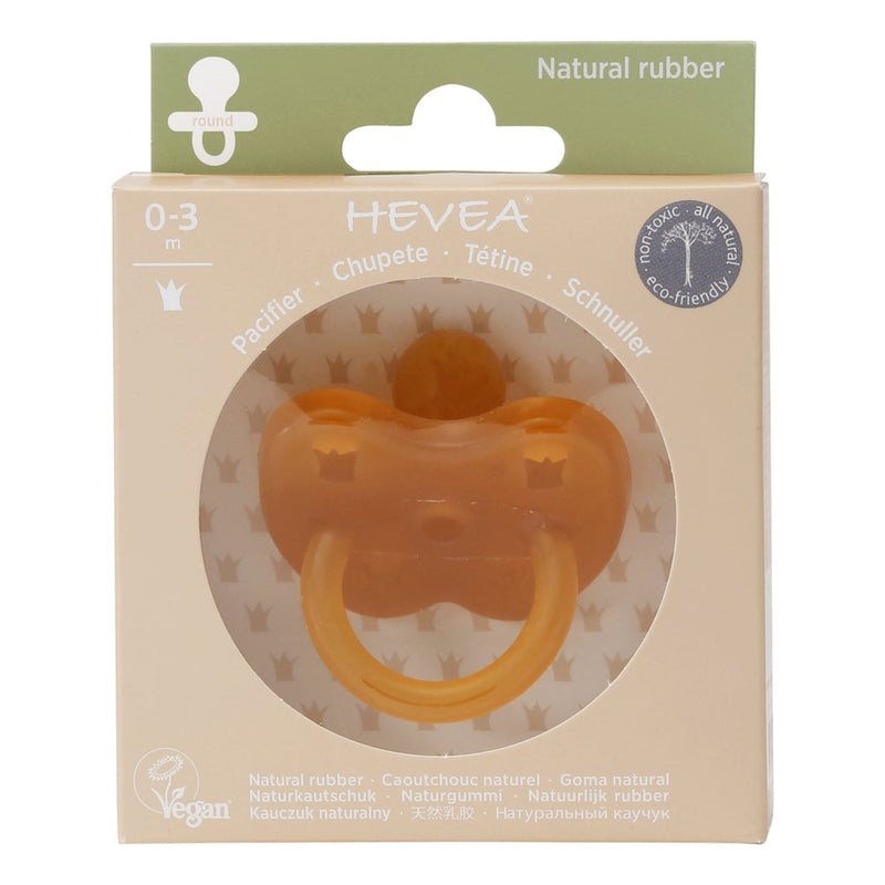 Hevea Soother Pacifier - Round - Classic-Mountain Baby