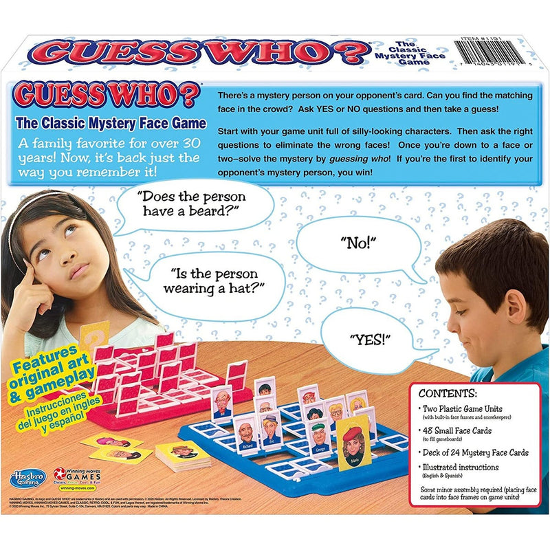 Classic Guess Who Board Game-Mountain Baby