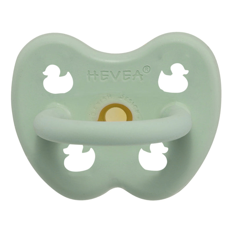 Hevea Soother Pacifier - Round - 0-3M - Mellow Mint-Mountain Baby