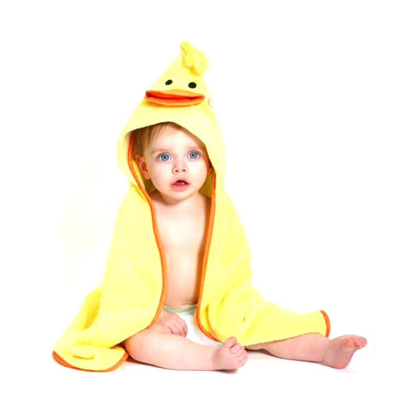 Zoocchini Hooded Baby Towel - Puddles The Duck-Mountain Baby
